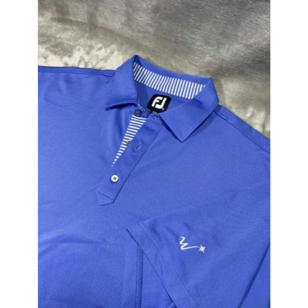 FootJoy Polo Shirt Men XL Purple Golf Short Sleeve Outdoor Casual